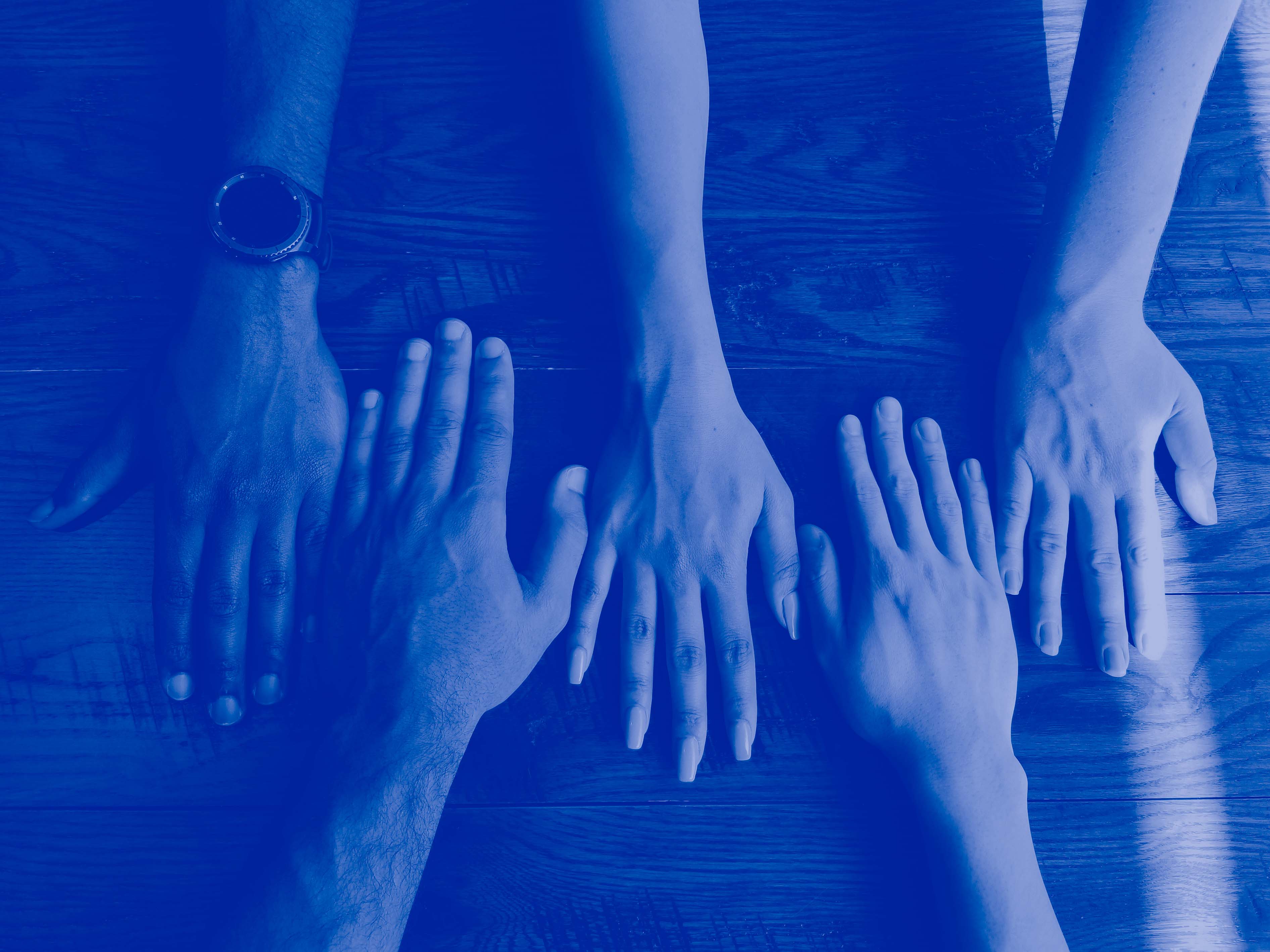hands together