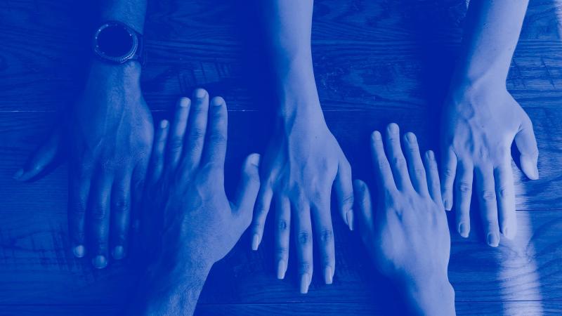 hands together